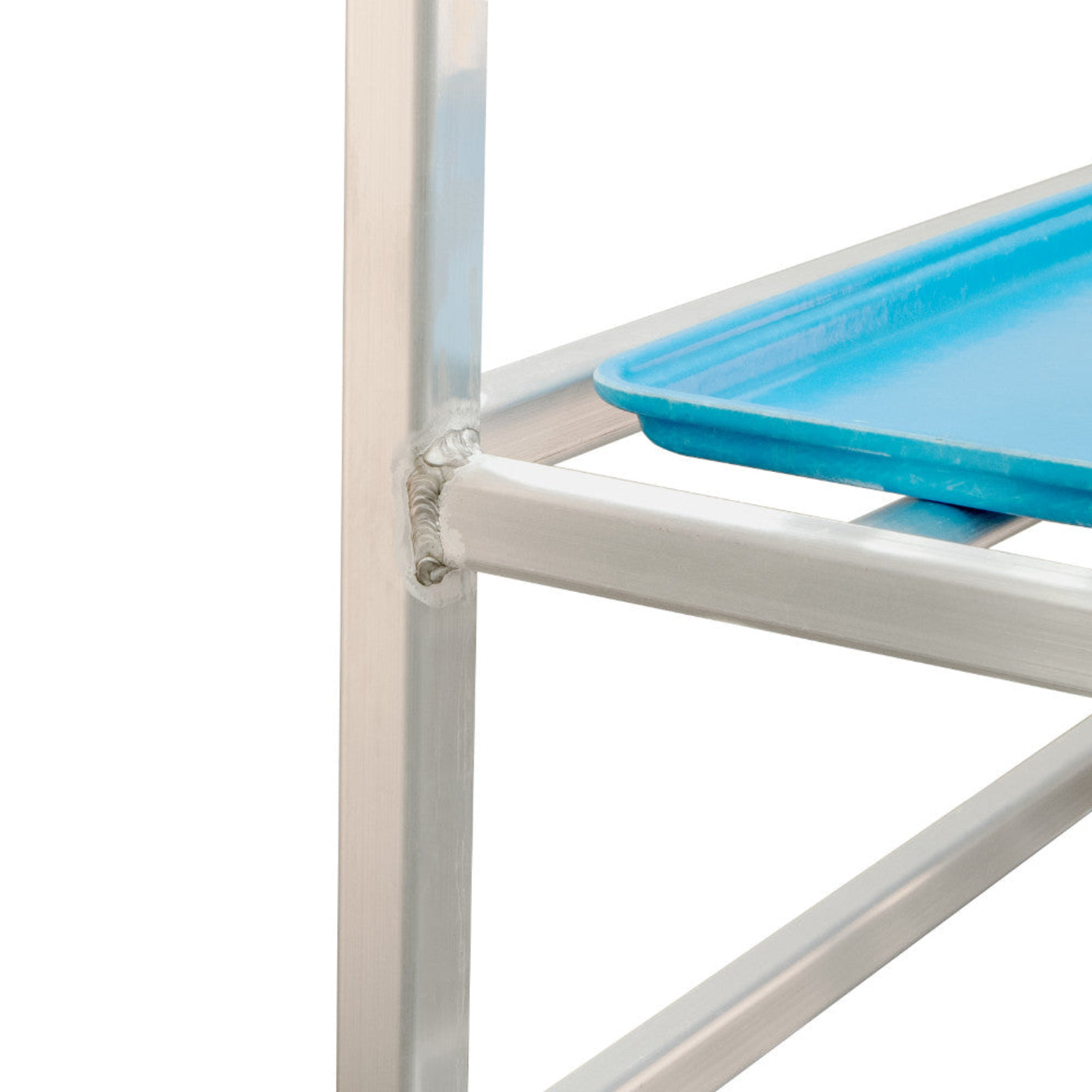 New Age 1355 Universal 16"W x 67"H x 32.5"D Mobile Platter Rack, 7-1/4" Spacing - NW1355