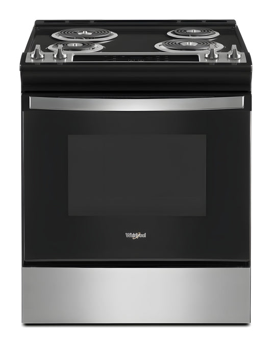 WHIRLPOOL WEC310S0LS 4.8 Cu. Ft. Whirlpool® Electric Range with Frozen Bake™ Technology - WEC310S0LS