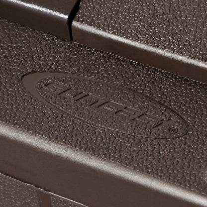 Suncast Trash Hideaway Outdoor 33 Gallon Garbage Waste Can Bin, Java (10 Pack) - 173821