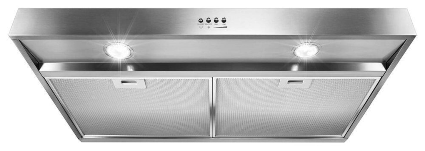 WHIRLPOOL 24" Range Hood with Full-Width Grease Filters -WVU37UC4FS-KT