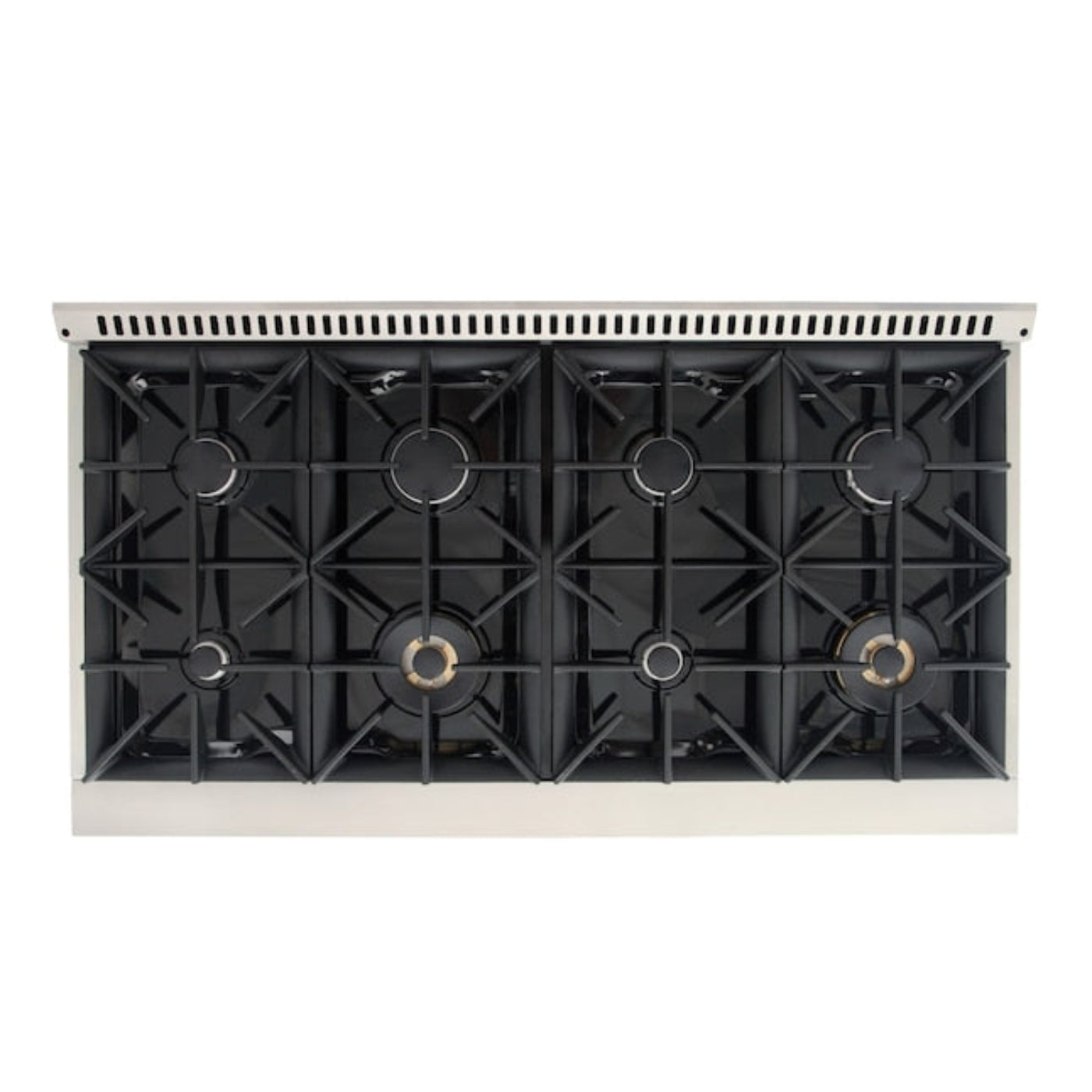 Kucht 48" Pro-Style Propane Gas Dual Fuel Range in Black with Rose Gold Accents, KDF482/LP-K-ROSE - KDF482/LP-K-ROSE