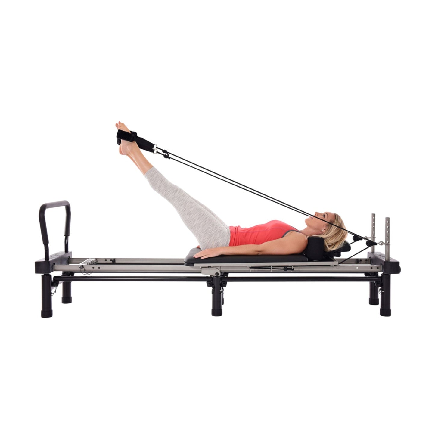 Stamina Products Aero Pilates 700 Foldable Reformer Fitness Machine with Cardio Rebounder (Used) - 261267