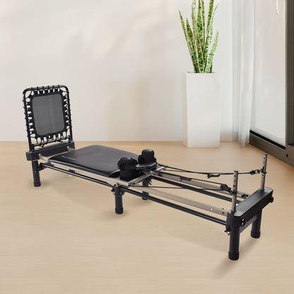 Stamina Products AeroPilates Premier Foldable Reformer Pilates Board Machine w/ Cardio Rebounder -164792