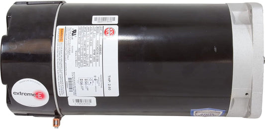 US Motors ASB843 2 hp 3450 RPM 56Y Frame 208-230V Square Flange Pool Motor - ASB843