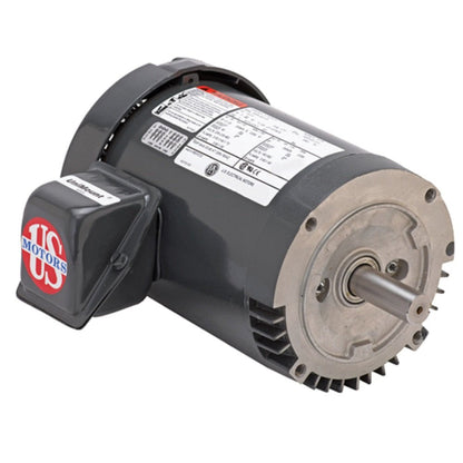 US Motors U1P2DFCR General Purpose Motor 1 HP 1800 RPM 208-230/460 Volt 56C Frame - U1P2DFCR