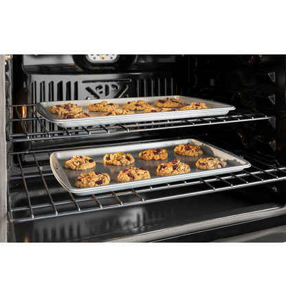 GE APPLIANCES JTD5000SVSS GE(R) 30" Smart Built-In Self-Clean Convection Double Wall Oven with No Preheat Air Fry - JTD5000SVSS-KT
