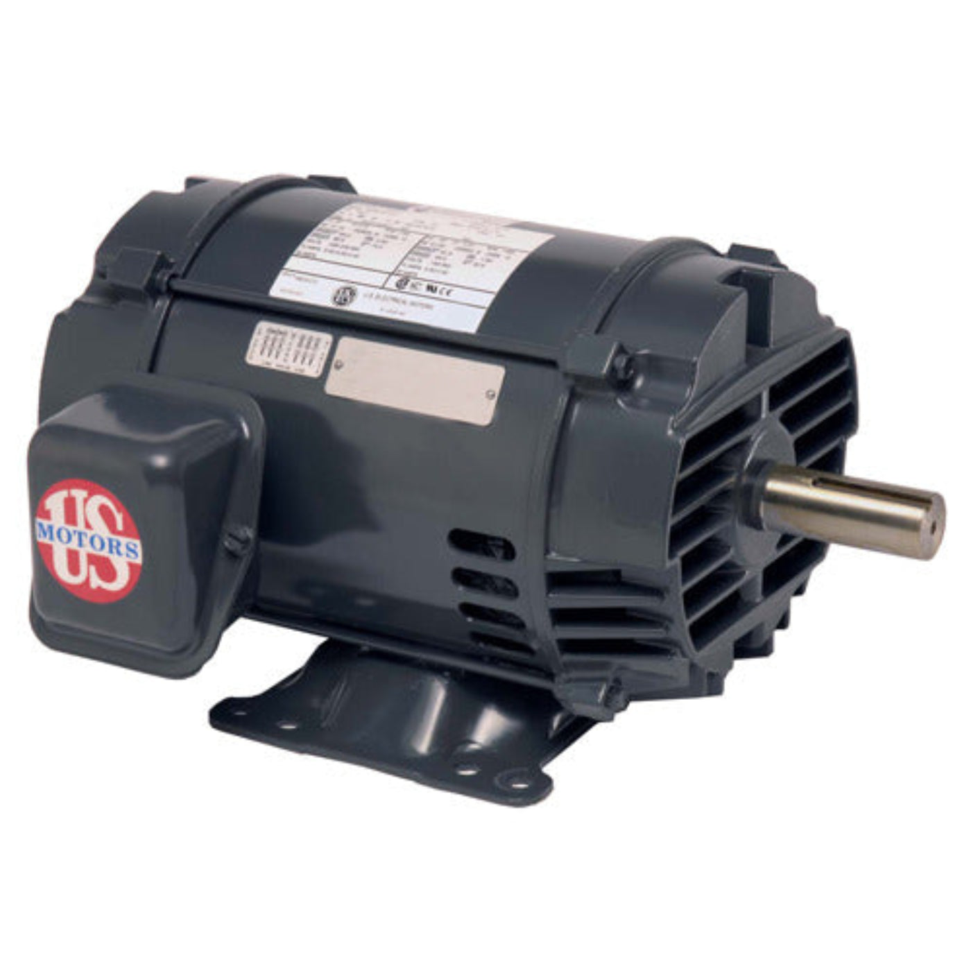 U.S. Motors D40P2H General Purpose Three Phase ODP Horizontal - Footed Motor - D40P2H