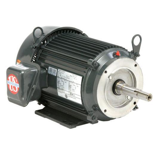 U.S. Motors UJ25P2DP Close Coupled Pump Motor Three Phase TEFC Horizontal - Footed Motor - UJ25P2DP