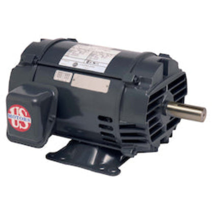 U.S. Motors D3P2D General Purpose Three Phase ODP Horizontal - Footed Motor - D3P2D
