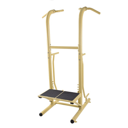 Stamina 65-1485 Weatherproof Steel Outdoor Fitness Power Tower Pro Station, Gold - 182235