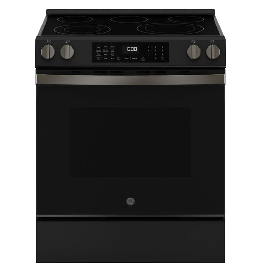 GE APPLIANCES GRS600AVDS GE(R) 30" Slide-In Electric Convection Range with No Preheat Air Fry and EasyWash(TM) Oven Tray - GRS600AVDS-KT