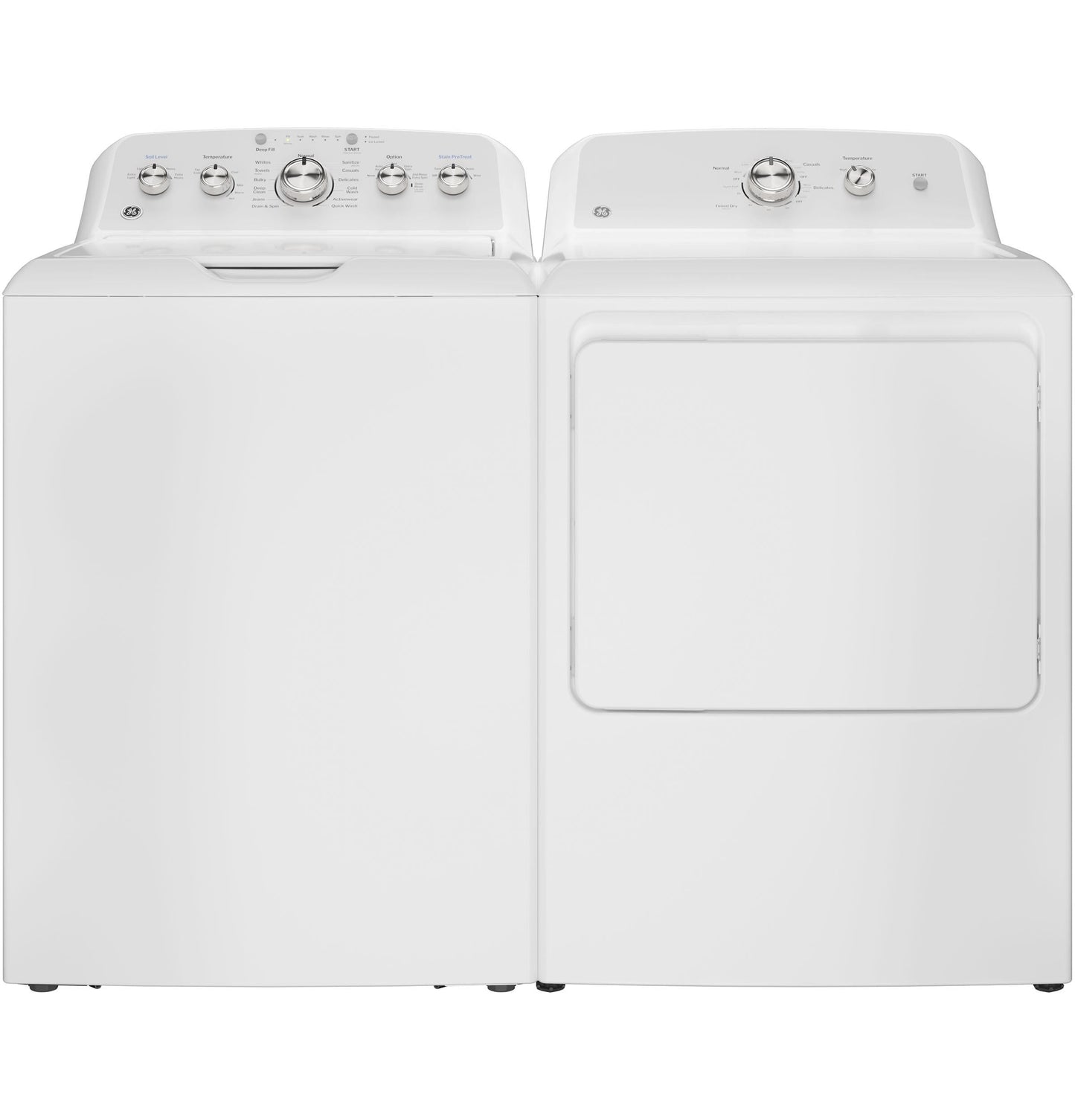 GE APPLIANCES GTX38GASWWS GE(R) 6.2 cu. ft. Capacity Gas Dryer with Up To 120 ft. Venting and Shallow Depth​ - GTX38GASWWS-KT