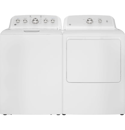 GE APPLIANCES GTX38GASWWS GE(R) 6.2 cu. ft. Capacity Gas Dryer with Up To 120 ft. Venting and Shallow Depth​ - GTX38GASWWS-KT