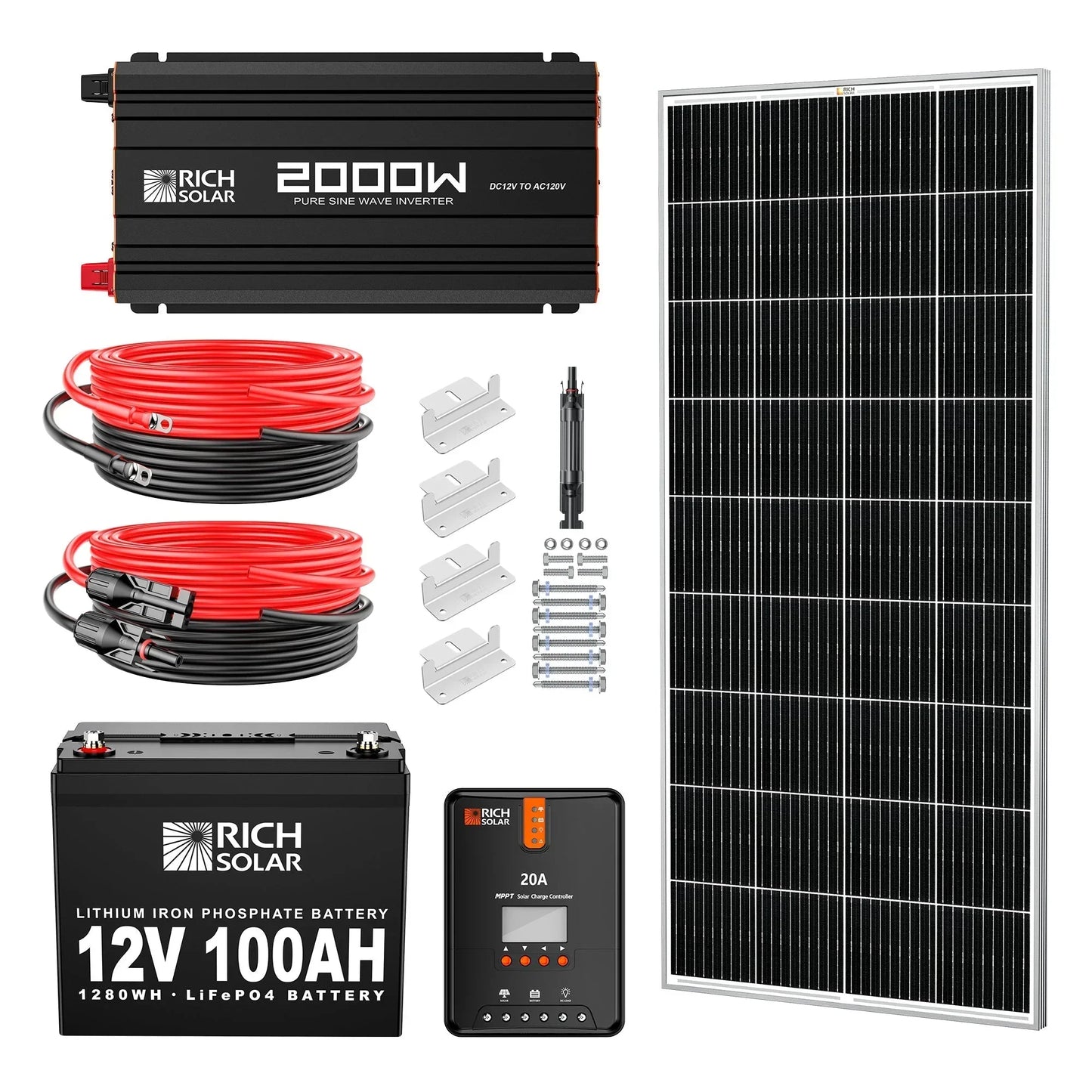 200 Watt Complete Solar Kit