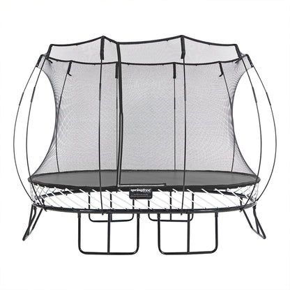 Springfree Trampoline Kids Outdoor Large Square 11 Ft Trampoline with Enclosure - 212964
