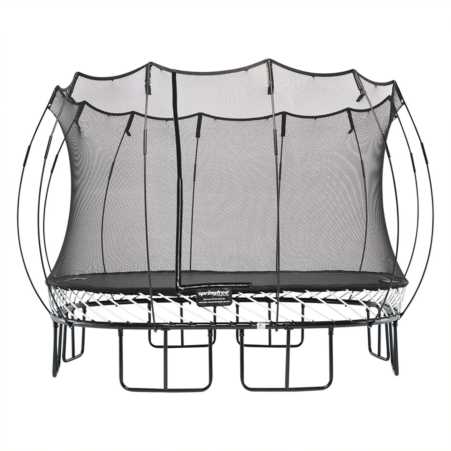 Springfree Trampoline Kids Outdoor Large Square 11 Ft Trampoline with Enclosure - 212964