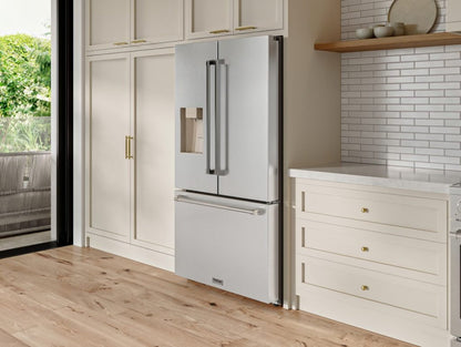 Thor Kitchen 36 Inch Professional French Door Refrigerator with Ice and Water Dispenser – Model - TRF3628FFD