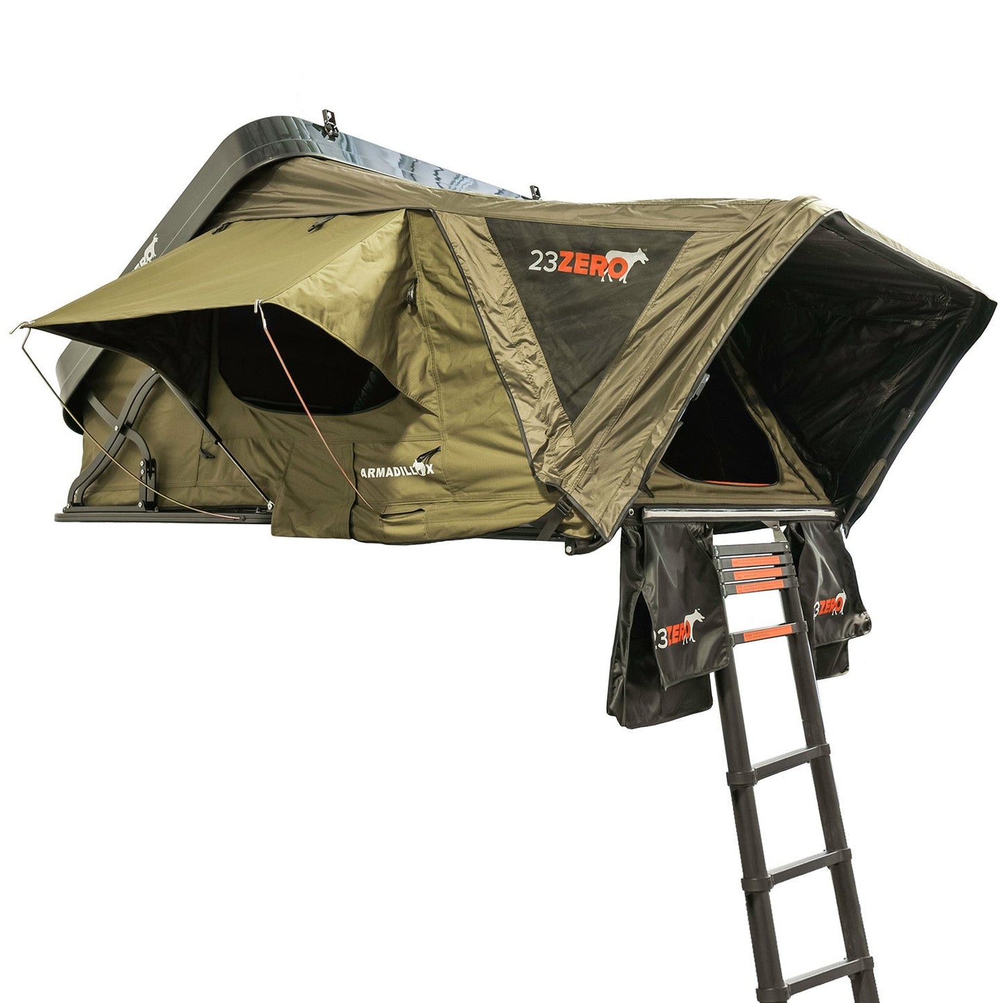 23ZERO Armadillo X3 3-Person Roof Top Tent - 230HSARMX3R