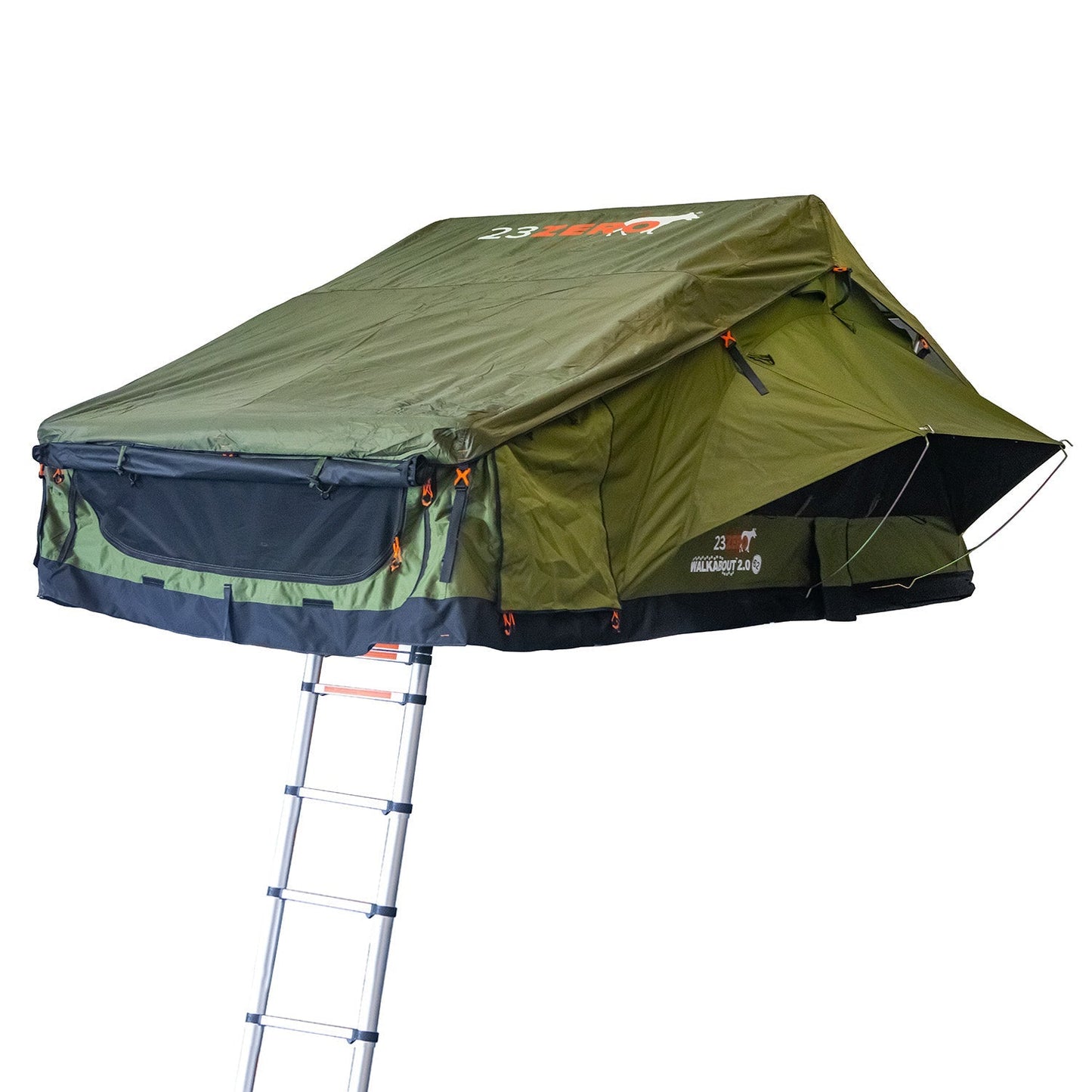 23ZERO Walkabout 62" 2.0 3-Person Roof Top Tent - 230WA6220
