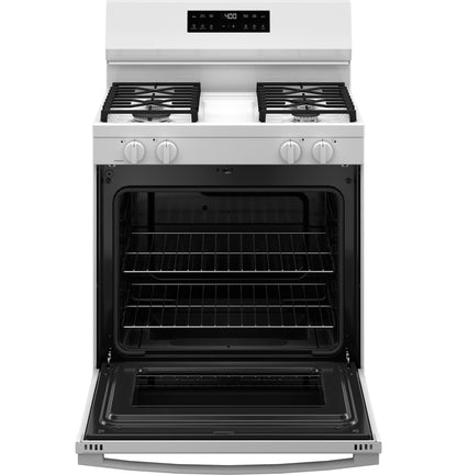 GE APPLIANCES GGF400PVWW GE(R) 30" Free-Standing Gas Range - GGF400PVWW-KT