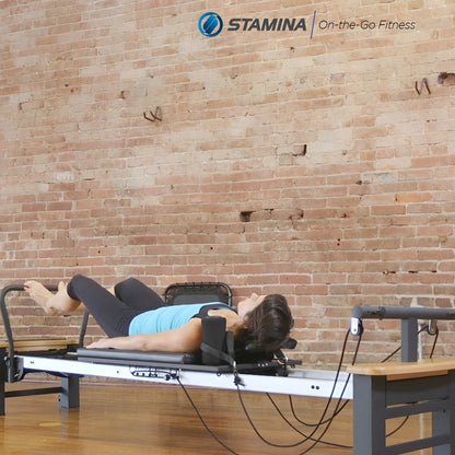 Stamina 55-5556 AeroPilates Pro XP Reformer Whole Body Resistance Workout System - 249420