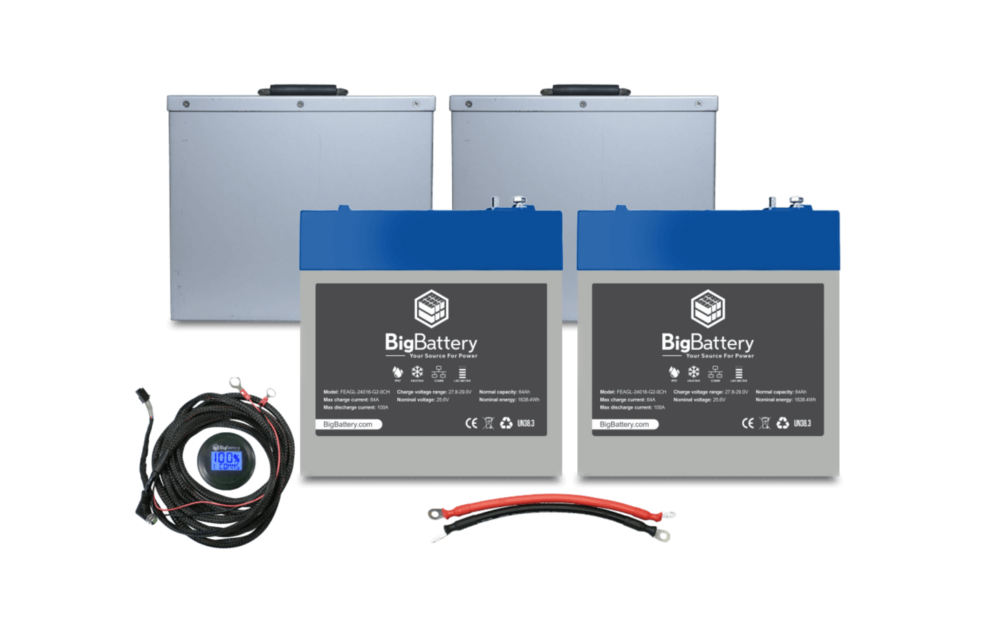 Big Battery 24V 2x EAGLE 2 Scissor Lift Kit - K0989