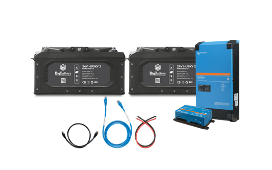 Big Battery 24V 2X HUSKY 2 KIT – Victron - K0701