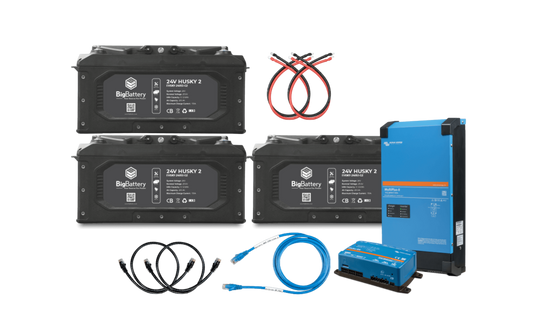 Big Battery 24V 3X HUSKY 2 KIT – Victron - K0702