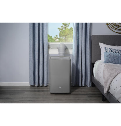 GE APPLIANCES APWD07JASG GE(R) 7,500 BTU Smart Portable Air Conditioner with Dehumidifier and Remote, Grey - APWD07JASG-KT