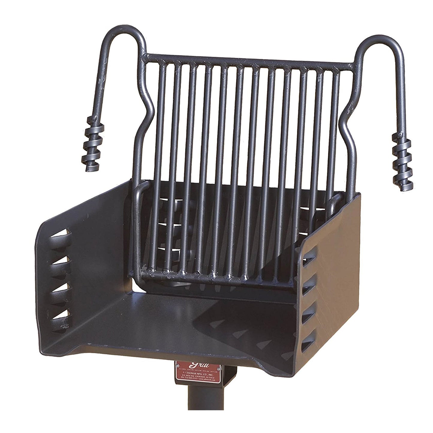 Pilot Rock H-16 B6X2 Park Style Outdoor BBQ Charcoal Grill w/ Swivel, 2 Pack - 415871