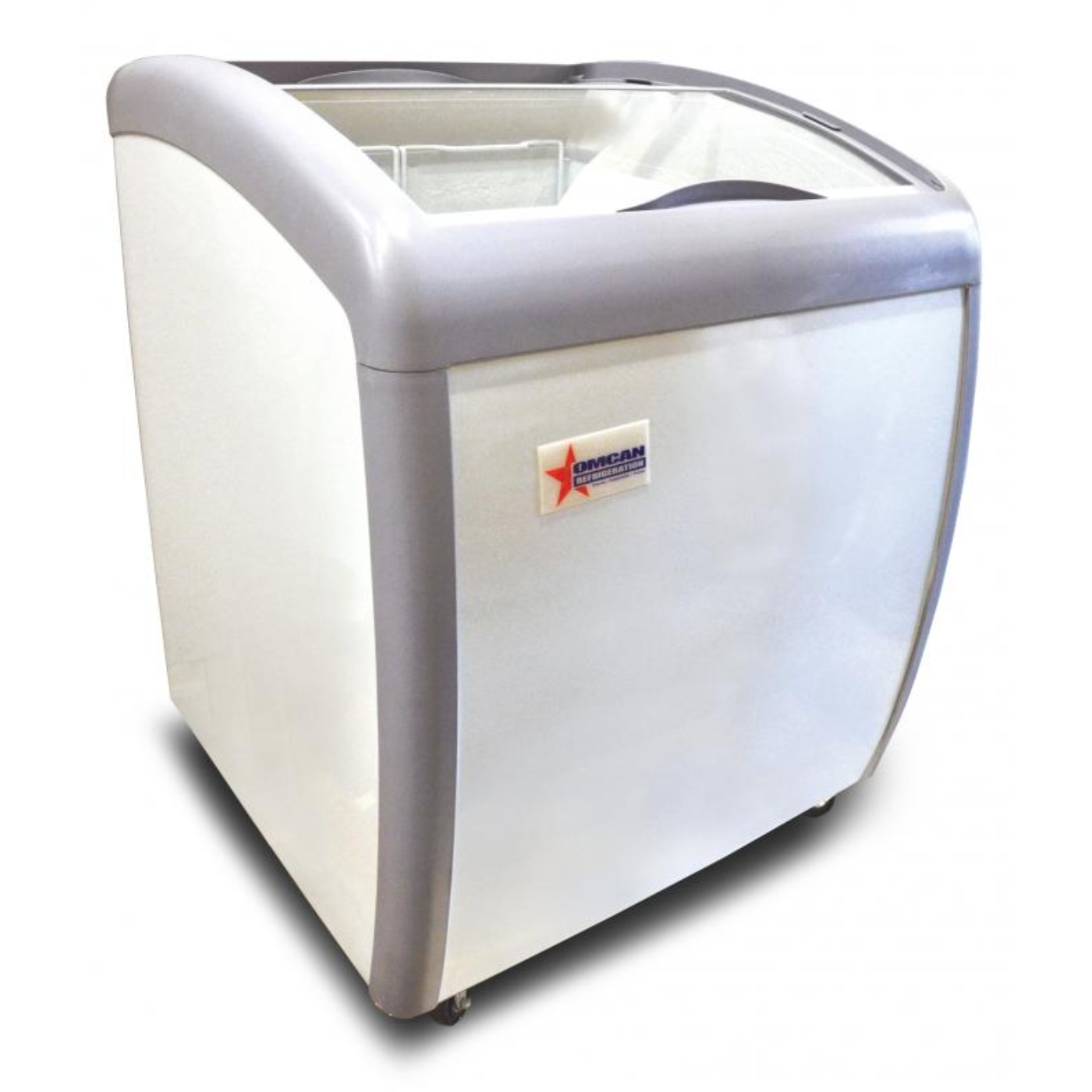 Chef AAA - FR-CN-0667, Commercial 26" Glass Door Frozen Food or Ice Cream Chest Freezer Display 5.6cu.ft. - FR-CN-0667