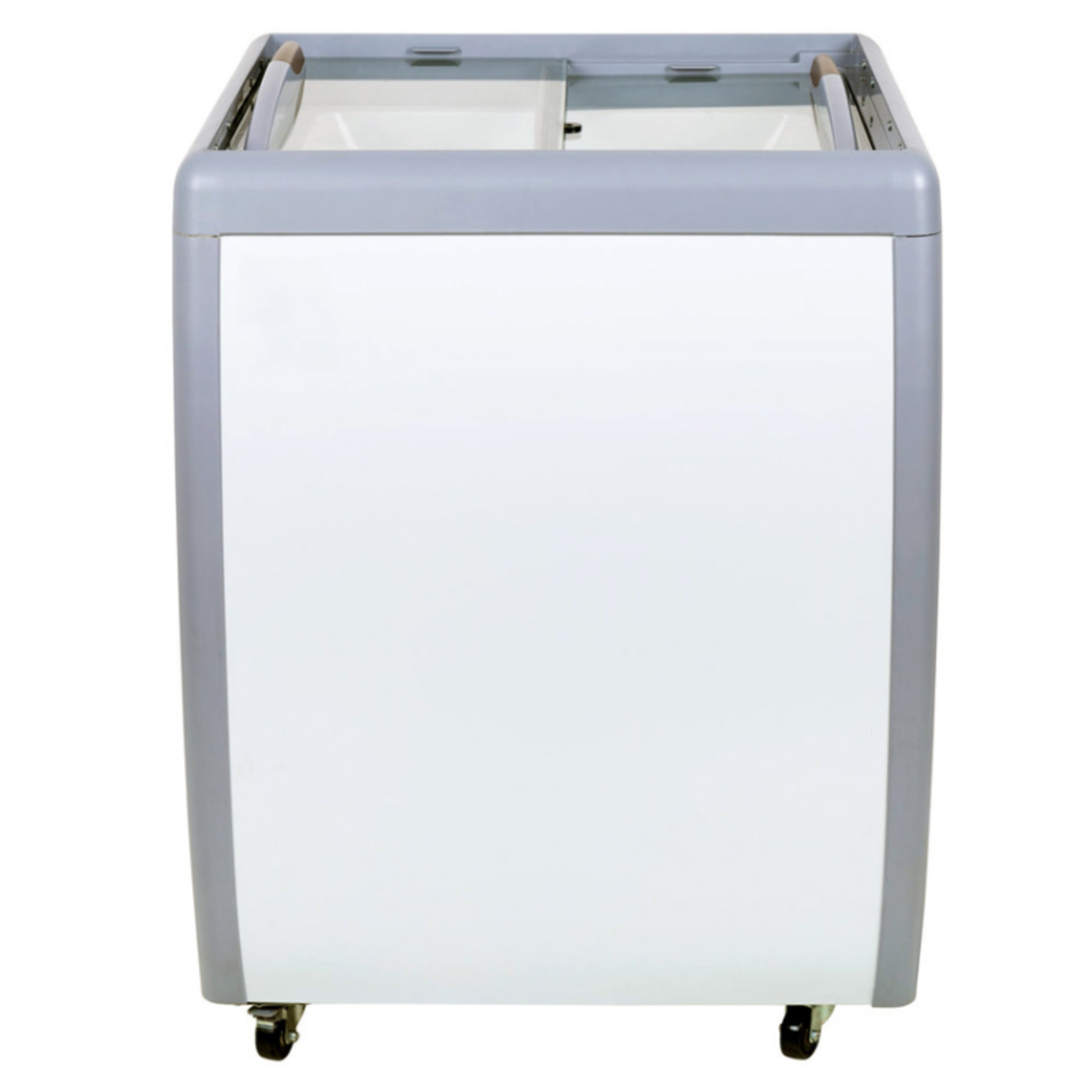 Chef AAA - FR-CN-0160-R, Commercial 26" Glass Door Frozen Food or Ice Cream Chest Freezer Display 5.5cu.ft. - FR-CN-0160-R