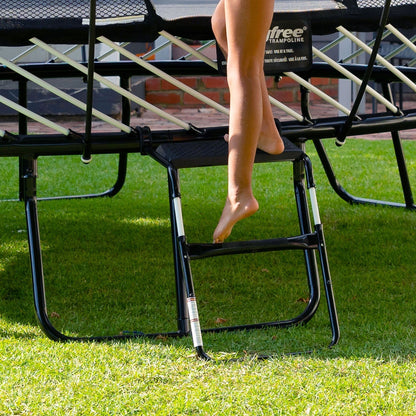 Springfree Trampoline Kids Oval 8 x 13Ft Trampoline & FlexrStep V2 Safety Ladder - 299727