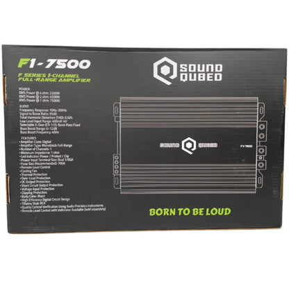 SoundQubed 7500 Watts F1-7500 Full Bridge Mono Block Amplifier - SQ-F1-7500