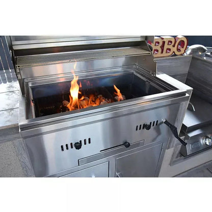 Kokomo 32” Built in Charcoal Grill - KO-CHAR32