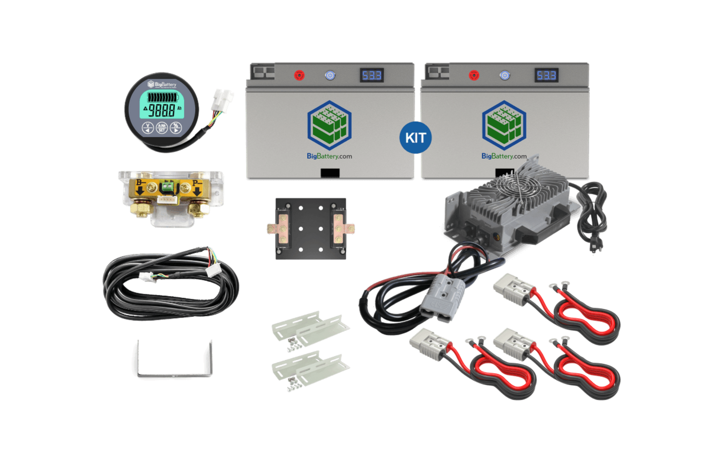 Big Battery 48V 2X FALCON ELITE KIT – LiFePO4 – 122Ah – 6.12kWh - K0694