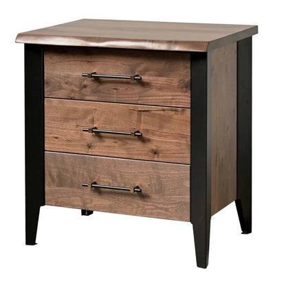 QW Amish Uptown 3 Drawer Nightstand - 211B-308-282030
