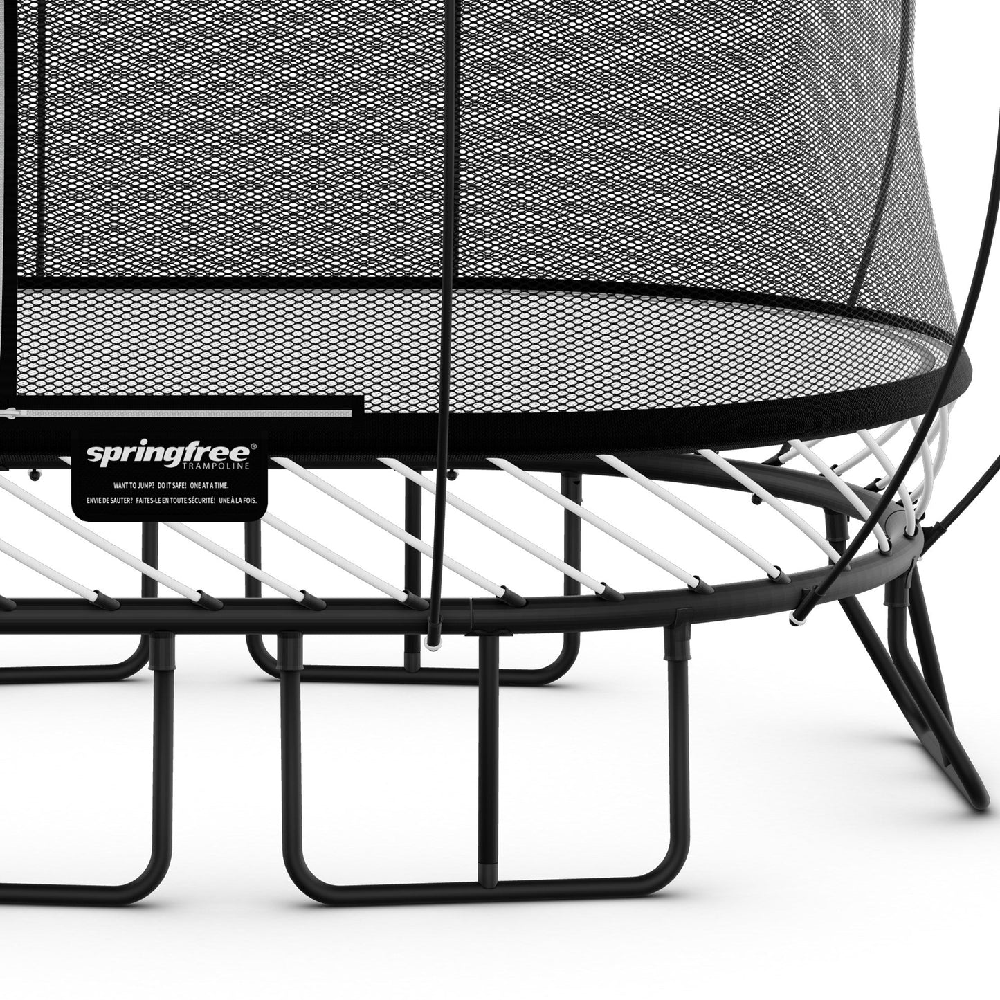 Springfree 6' x 9' Oval Outdoor Backyard Trampoline with FlexiNet and Soft Edge - 318740