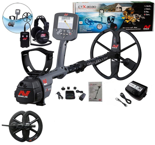Minelab CTX 3030 Waterproof Metal Detector and Extra 6" CTX Coil - 3228-0101-mfg-2