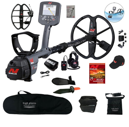 Minelab CTX 3030 Waterproof Metal Detector, 17" Coil with FREE Gear - 3228-0101-bundle