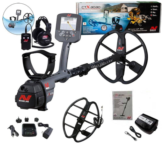 Minelab CTX 3030 Waterproof Metal Detector and 17" DD Smart Coil - 3228-0101-holiday-2022