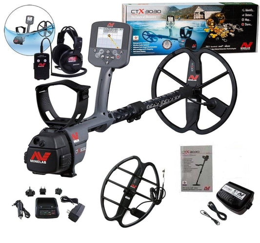 Minelab CTX 3030 Waterproof Metal Detector and 17" Coil - 3228-0101-holiday-2021