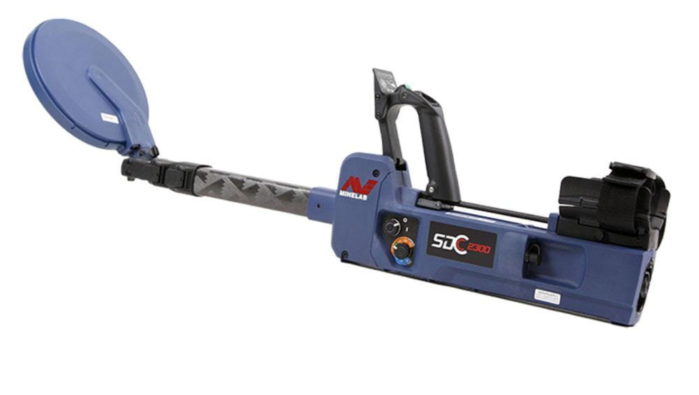 Minelab SDC-2300 Metal Detector and Additional Rechargeable Li Ion Battery - 3230-0003-Addl-Li-Ion