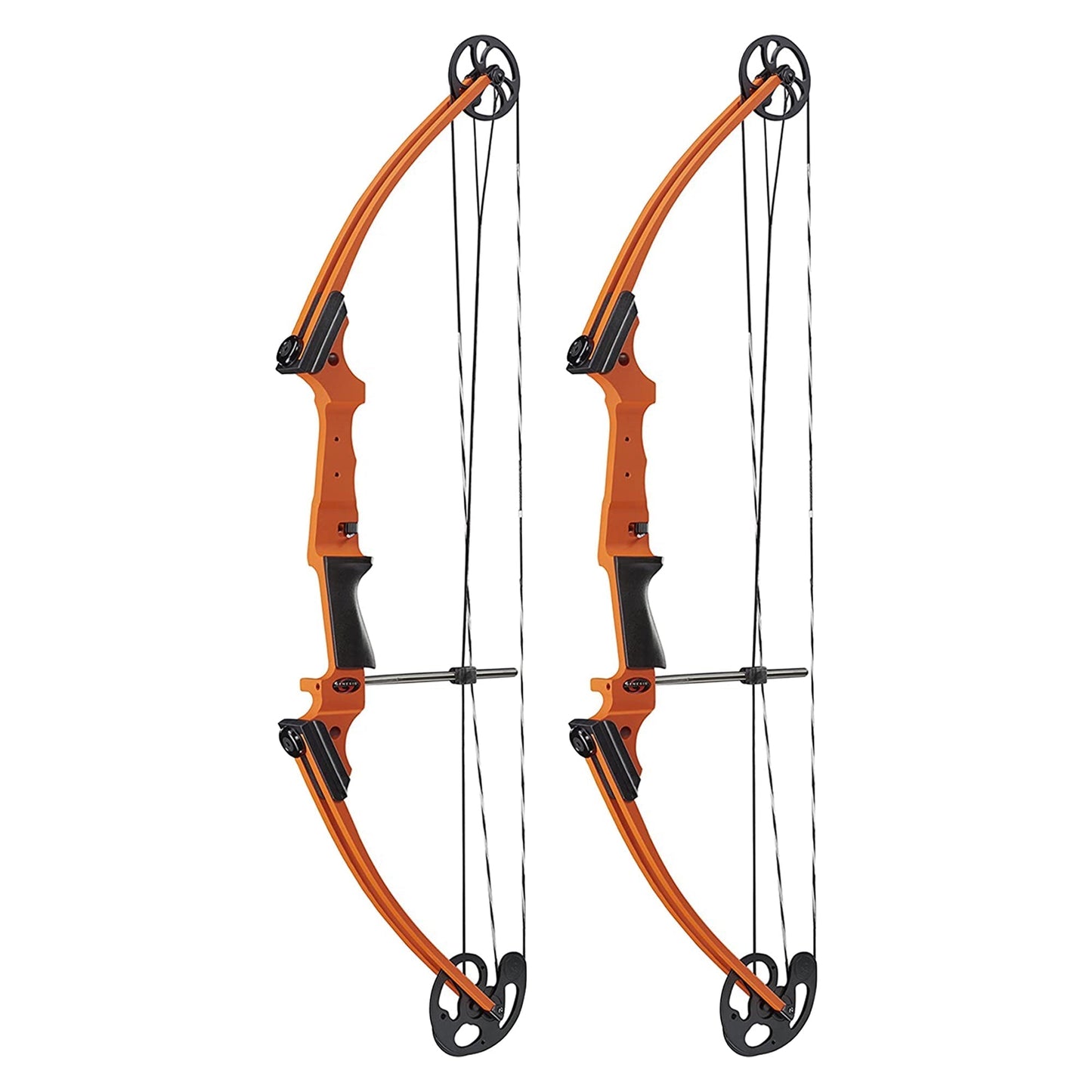 Genesis Archery Original Adjustable Left Handed Compound Bow, Orange (2 Pack) - 323554