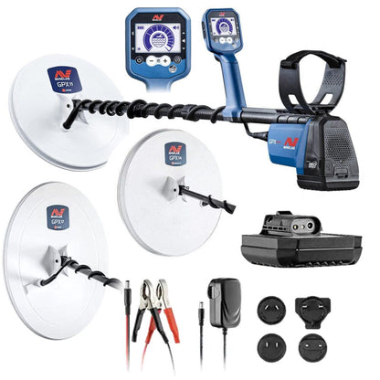 Minelab GPX 6000 Metal Detector with 11", 14", and GPX17 17" Inch Coil - 3300-0500-17-coil-promo