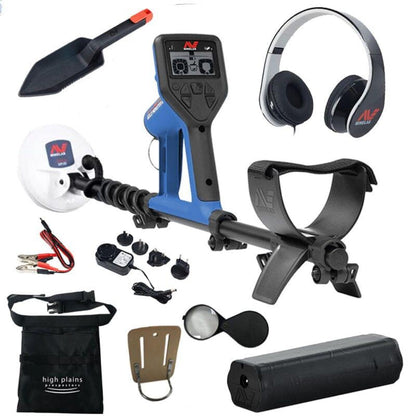 Minelab Gold Monster 1000 Metal Detector and Two Rechargeable Batteries, with Extra FREE Gear - 3317-0005-MFG1-battery-bundle