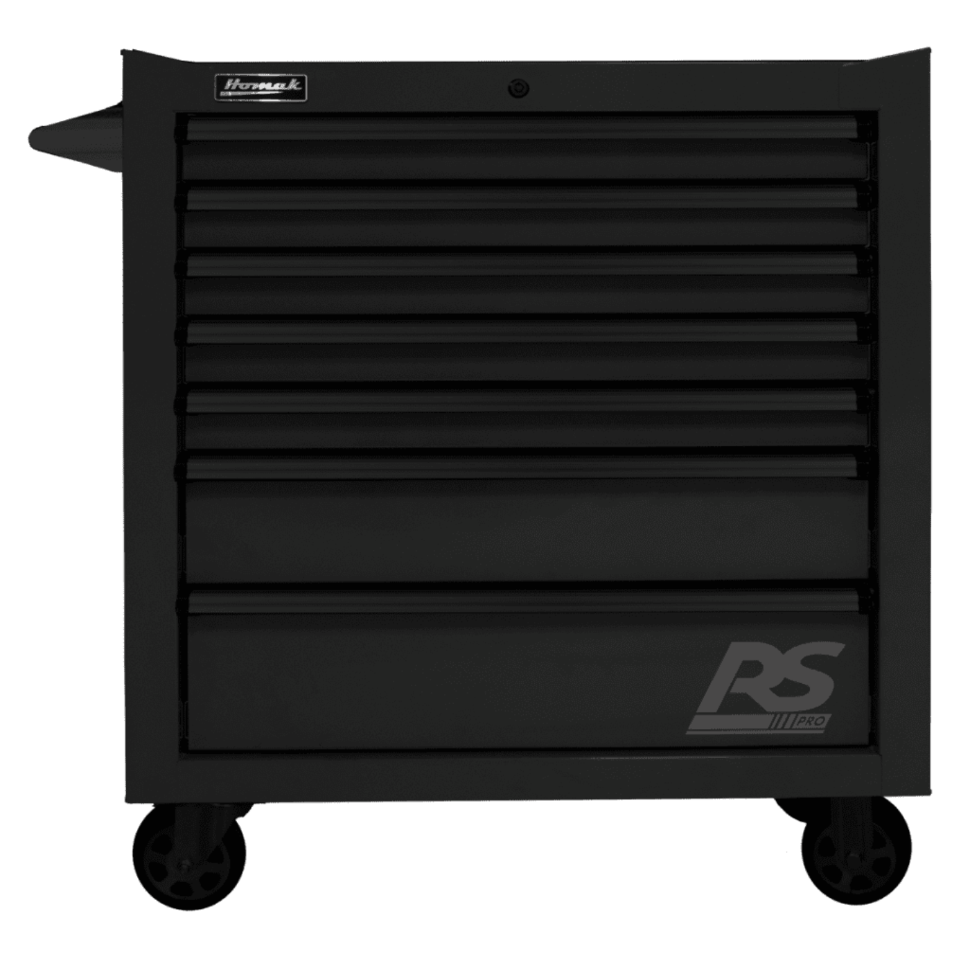 Homak 36" RS Pro 7 Drawer Rolling Cabinet -  BK04036070