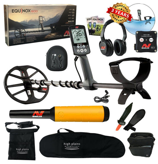 Minelab Equinox 800 Metal Detector Enterprise Bundle with Pro-find 15 - 3720-0002-enterprise-pf15-bundle