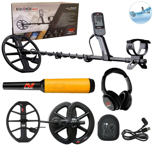 Minelab Equinox 900 Bundle with Pro-Find 35 and EQX 15" Coil - 3720-0006-PF35-15coil