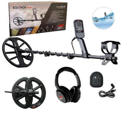 Minelab Equinox 900 - Includes Two Coils, Wireless Headphones - 3720-0006